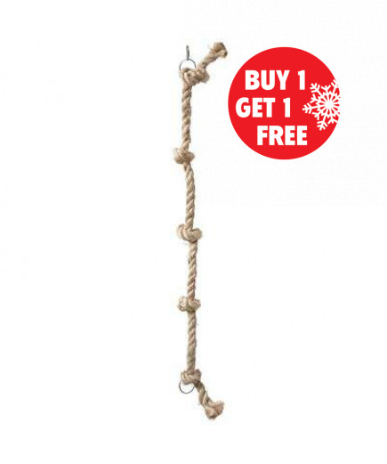 85cm Sisal Tarzan Climbing Rope Parrot Toy - Large - BOGOF